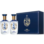 五粮醇 五粮液五粮醇浓香型白酒醇香系列银装特渠版52度500ml*2双支礼盒
