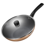 京东百亿补贴：美的（Midea）炒锅不粘锅28cm 金色