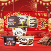 Dove 德芙 年年得福新年礼盒巧克力休闲零食充饥年货亲戚 德芙年年得福礼盒596g