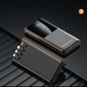 索盈充电宝 22.5W 20000mAh毫安时 至尊版 自带四线 耀夜黑