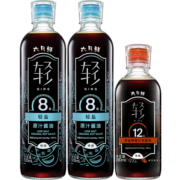 欣和 生抽 六月鲜·轻8克轻盐500ml*2瓶+12克蜂蜜红烧280ml礼盒装