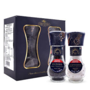 Drogheria Alimentari 蒂安 意大利进口 D&A蒂安 黑胡椒粒+地中海柠檬海盐 研磨双瓶套装46+90g/盒