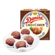 PLUS会员：皇冠（danisa）丹麦巧克力味腰果曲奇饼干90g*6件
