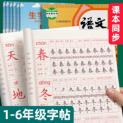 一年级二年级三小学生练字帖四五六字帖上册下册每日一练笔画笔顺练语文生字同步描红人教版专用练习册写字硬笔书法练字本寒假楷书