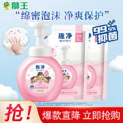LION 狮王 泡沫洗手液 洗手液99%纯净保湿成分呵护肌肤