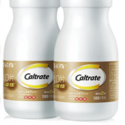 Caltrate 钙尔奇 添佳片钙片中老年成人补钙100片*2瓶营养补品年货送礼