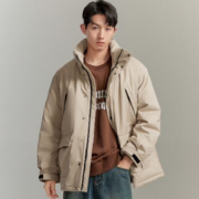 GXG 男子加厚保暖 立领短款羽绒服
