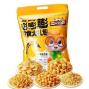 需入会、掉落券、PLUS会员：三只松鼠 嘭嘭膨零食大礼包40包560g＊2件