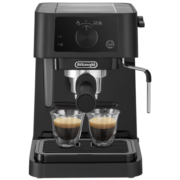 德龙（Delonghi）咖啡机 半自动咖啡机 意式浓缩家用泵压式家用 手动卡布奇诺系统 EC235.BK