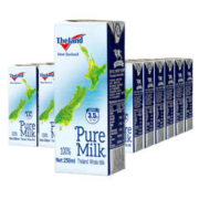 Theland 纽仕兰 3.5g蛋白质全脂纯牛奶250ml*24盒营养高钙早餐奶 1件装