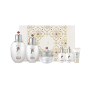 后（The history of Whoo）拱辰享雪玉凝水乳霜护肤品6件套盒套装343ml 免税版 进口超市