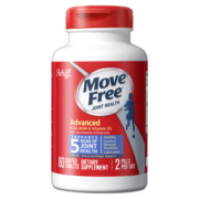 Move Free益节美国进口氨糖软骨素钙片 维骨力中老年人护关节营养品 【蓝瓶】关节修复 80粒