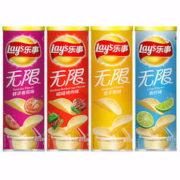 Lay's 乐事 无限薯片104g*7罐装番茄黄瓜原味烧烤多口味休闲小吃零食