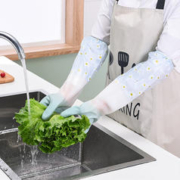 HOUYA 洗碗洗菜加绒手套