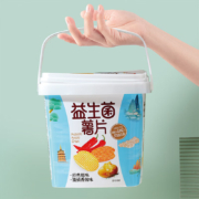 需首单、Plus会员:小帅才益生菌薯片非油炸  32g*4包/桶 1桶装 四口味混合装