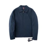 TOMMY HILFIGER 男士休闲翻领夹克春秋季新款简约百搭上衣