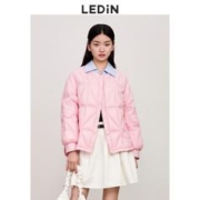 LEDIN 乐町 甜美带帽羽绒服长款羽绒C5ACC4904