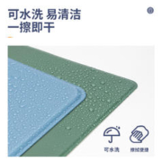 88VIP会员：deli 得力 包邮得力鼠标垫PU皮质护腕垫子纯色防水小号办公室电脑键盘书桌垫