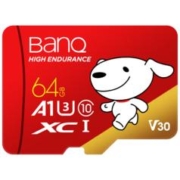 学生会员：BanQ U 1 PRO 京东JOY Micro-SD存储卡 64GB（