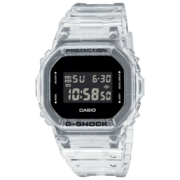 卡西欧casio手表G-SHOCK冰韧破冰行动透明灰防水运动男表 白透明DW-5600SKE-7
