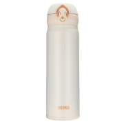 膳魔师(THERMOS) 保温杯保冷杯白色500ml 不锈钢车载水杯壶旅行出游便携男女学生杯子生日礼物JNL-502