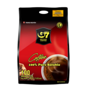 中原（TRUNG NGUYEN） g7咖啡原味浓醇三合一速溶特浓咖啡粉美式纯黑咖啡越南进口咖啡 原装进口黑咖啡100杯