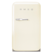 SMEG斯麦格 意大利原装进口 复古冰箱迷你家用小冰箱 节能电冰箱 美妆化妆品FAB5 奶白色