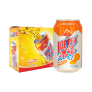 PLUS会员、需首购：冰峰（ICEPEAK）橙味汽水 330ml*12罐 礼盒装*3件
