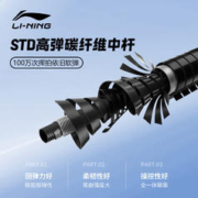 LI-NING 李宁 羽毛球拍对拍套装雷霆碳素复合羽毛拍青少年成人通用羽拍
