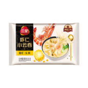 plus会员：三全 虾仁玉米小云吞410g约50只*7件