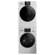 松下(Panasonic)白月光洗烘套装10KG变频洗衣机+10KG热泵烘干机光动银除菌智能泡沫净 白月光【NVAE+EH10W】