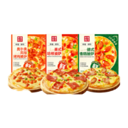 京东百亿补贴：幸福西饼3味披萨 奥尔良*1+培根*1+香肠*1 150g*3早餐半成品空气炸锅食材