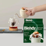 AGF 临期麦德龙日本AGF Blendy挂耳式咖啡18杯滤袋进口现磨咖啡粉无