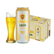 青岛啤酒 全麦白啤 11度 500ml*12听 大罐整箱装