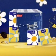 Tempo 得宝 雏菊Mini印花无香抽纸 4层*8包*80抽