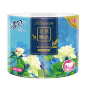 京东百亿补贴：Breeze 清风 花萃臻品系列 有芯卷纸 4层*140g*24卷