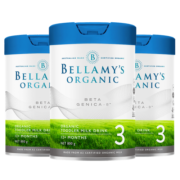贝拉米（Bellamy）A2白金版幼儿配方奶粉3段(12-24月)800g*3罐箱装 澳洲原装进口