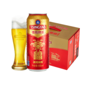 青岛啤酒 福如东海 10度 500ml*12听