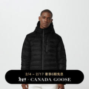 CANADA GOOSE 6期免息：加拿大鹅（Canada Goose） Lodge男士黑标羽绒连帽衫哑光羽绒服5078MB 946 亮黑色 M