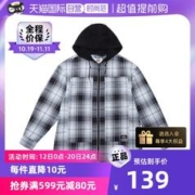 Dickies 帝客 格纹连帽衬衫休闲外套 DK009453 黄色