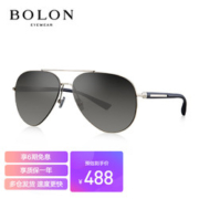 暴龙（BOLON）眼镜男款轻薄质感蛤蟆镜驾驶偏光防紫外线太阳墨镜礼物 BL2362M17
