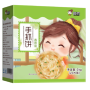 京东百亿补贴:俏侬 手抓饼香葱味 烘焙食材2000g20片