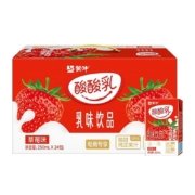 再降价、限地区、88VIP：MENGNIU 蒙牛 酸酸乳草莓味乳味饮品250ml*24盒