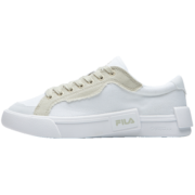 FILA FUSION 斐乐潮牌女子板鞋运动休闲低帮帆布鞋女鞋 【斐乐白/燕麦色-WO】 37.5