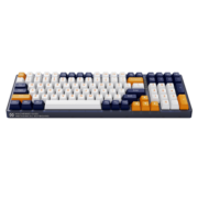 机械师K600普鲁士蓝机械键盘无线游戏键盘有线蓝牙键盘 电脑键盘 客制化键盘 办公键盘 黑竞宗轴 类茶轴手感