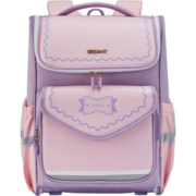 卡拉羊书包小学生女生1-3年级减负儿童背包大容量双肩包CX2587薰衣草紫