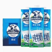 Devondale 德运 澳大利亚原装进口 全脂纯牛奶 1L*10盒