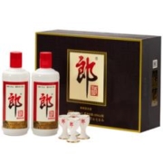 88VIP会员：LANGJIU 郎酒 郎牌郎酒 53度 酱香型白酒 500ml*2瓶 礼盒装