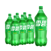 plus会员：可口可乐（Coca-Cola）雪碧 Sprite 柠檬味 汽水 碳酸饮料 2L*6瓶 *2＋凑单品