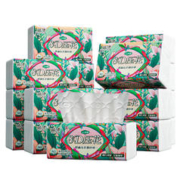 Lam Pure 蓝漂 家用装大包抽纸整箱批8D气垫压花卫生纸柔韧面巾实惠装餐巾纸8包